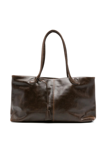  Low Classic Haricot Leather Shoulder Bag - Brown 