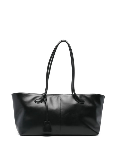  Low Classic Leather Shoulder Bag - Black 