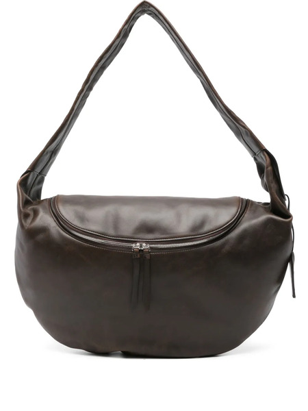  Low Classic Leather Shoulder Bag - Brown 