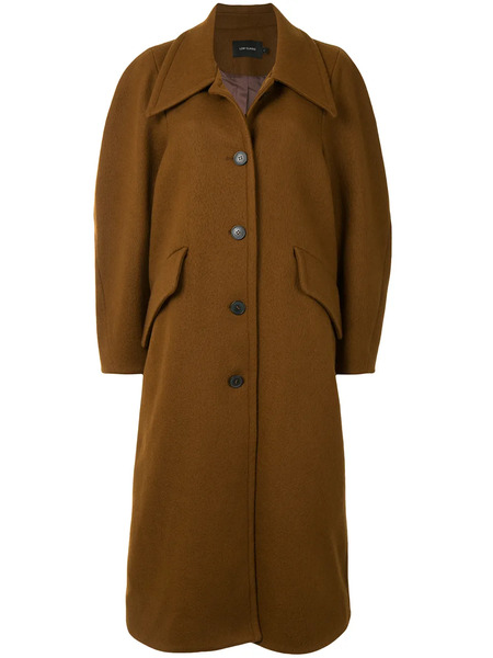  Low Classic Oversize Wool Coat - Brown 