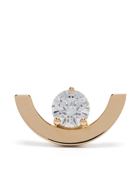  Loyal.e Paris 18k Yellow Gold Intrépide Petit Diamond Earring 