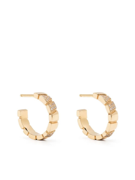  Loyal.e Paris 18kt Recycled Gold Ride & Love Hoop Earrings 