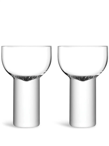 Lsa International Boris Nick & Nora Glass Set - Neutrals 