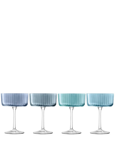  Lsa International Gems Cocktail Glass (set Of Four) - Blue 