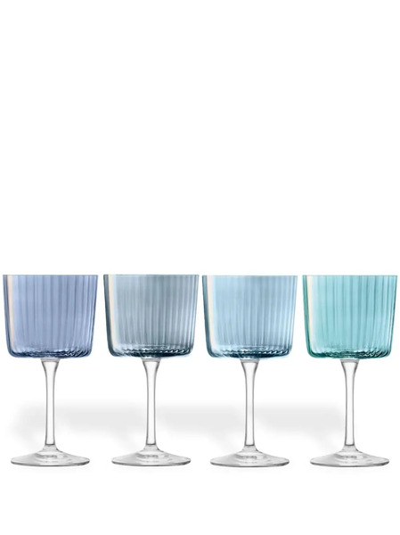  Lsa International Gems Wine Glass (set Of Four) - Blue 