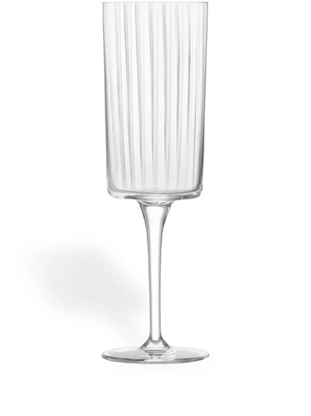  Lsa International Gio Line Champagne Flute (set Of Four) - Neutrals 