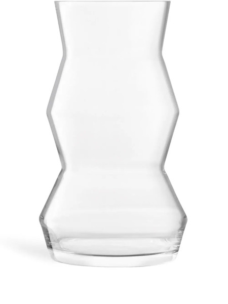  Lsa International Large Sculpt Glass Vase (36cm X 21.1cm) - Neutrals 