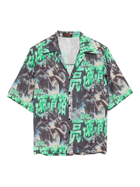  LỰu ĐẠn Graphic-print Shirt - Purple 