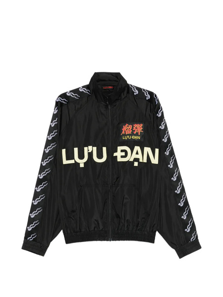  LỰu ĐẠn Logo-embroidered Windbreaker - Black 