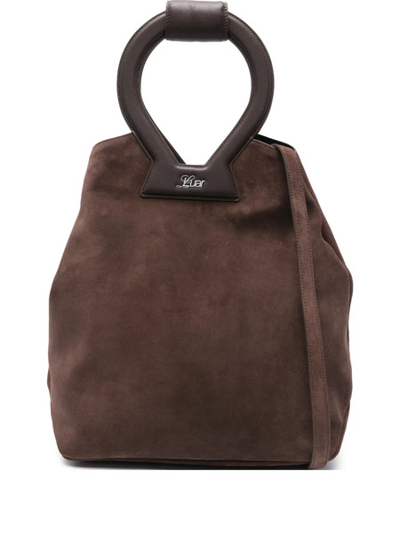  Luar Brooke Round-handle Tote Bag - Brown 