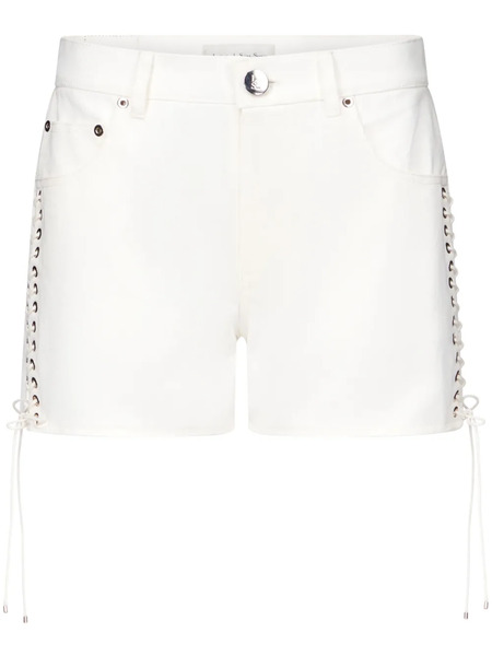  Ludovic De Saint Sernin Logo-patch Shorts - White 