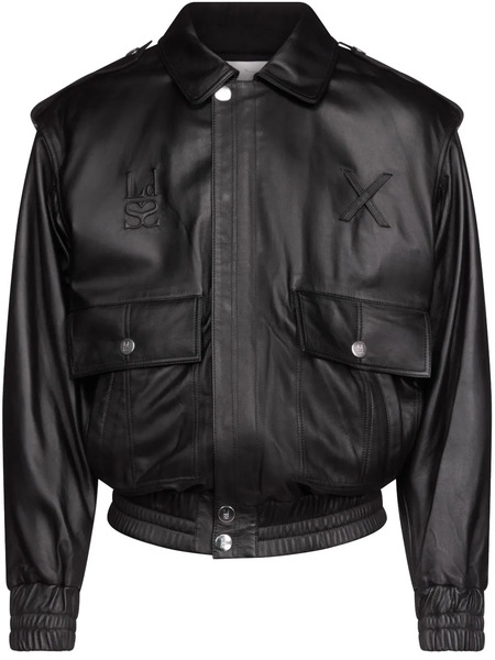  Ludovic De Saint Sernin Robert Leather Jacket - Black 