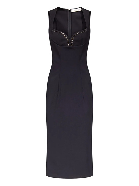  Ludovic De Saint Sernin Robin Wool Dress - Black 