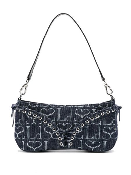  Ludovic De Saint Sernin The Cleavage Denim Shoulder Bag - Blue 