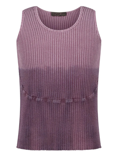  Lueder Stays Ribbed Top - Purple 