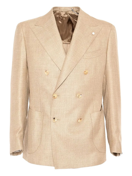  Luigi Bianchi Mantova Double-breasted Blazer - Neutrals 