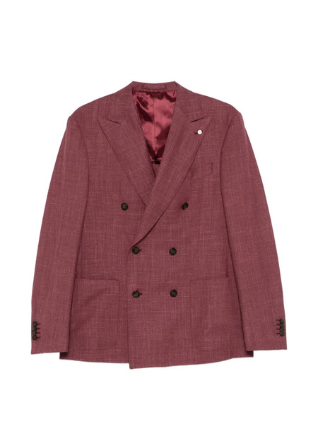  Luigi Bianchi Mantova Double-breasted Blazer - Red 