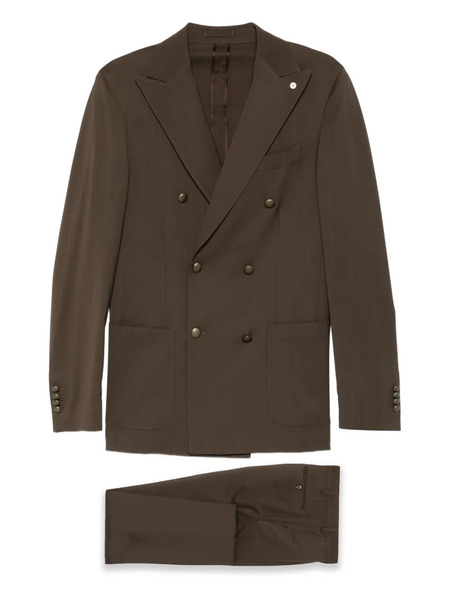  Luigi Bianchi Mantova Double-breasted Suit - Green 