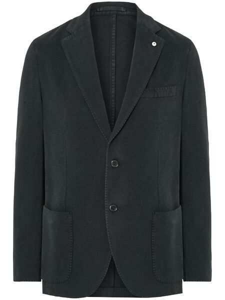  Luigi Bianchi Mantova Notched Blazer - Green 