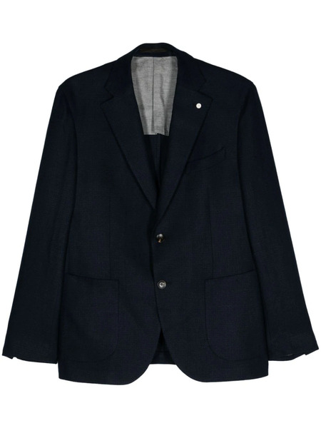  Luigi Bianchi Mantova Single-breasted Blazer - Blue 