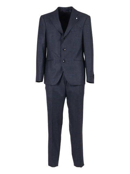  Luigi Bianchi Mantova Single-breasted Wool Suit - Blue 