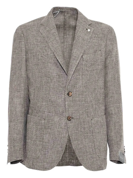  Luigi Bianchi Mantova Three-button Blazer - Grey 