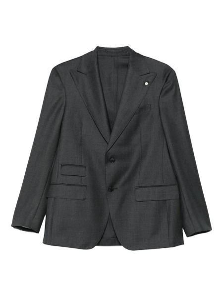  Luigi Bianchi Mantova Wool Two-button Suit - Grey 