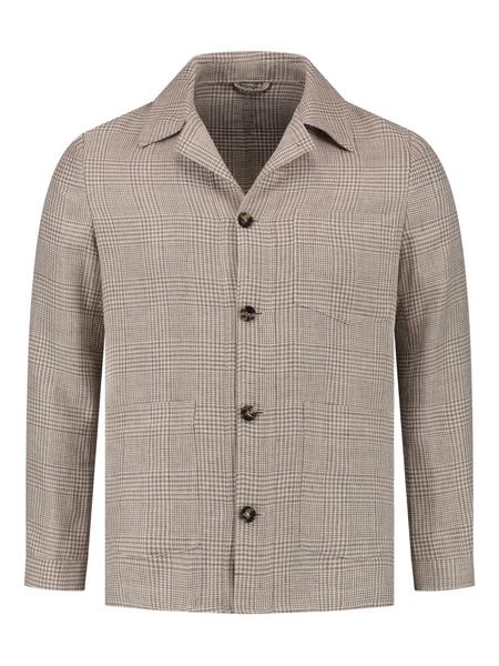  Luigi Borrelli Houndstooth Blazer - Neutrals 