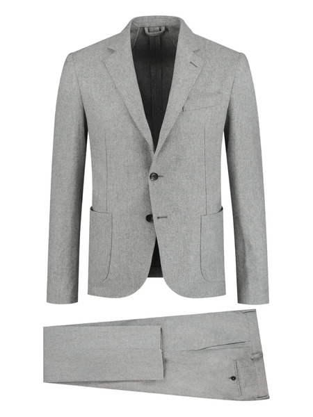  Luigi Borrelli Mélange-effect Suit - Grey 