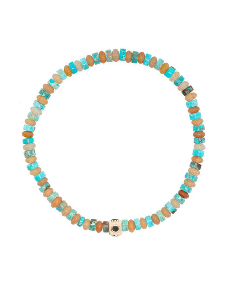  Luis Morais 14kt Yellow Gold Gemstone Bead Bracelet 