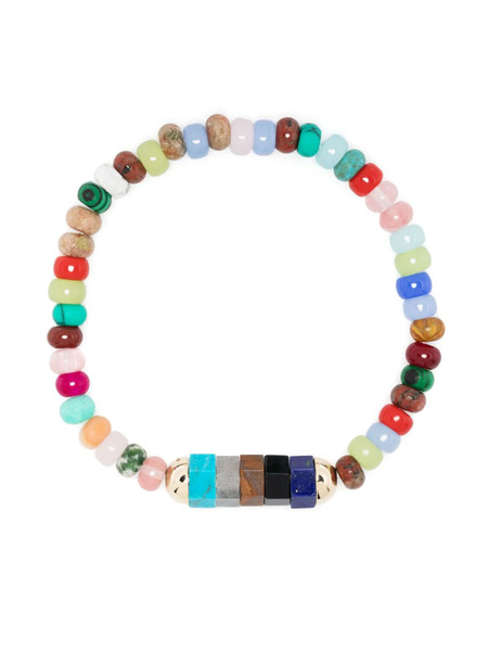  Luis Morais 14kt Yellow Gold Gemstone Bead Bracelet 