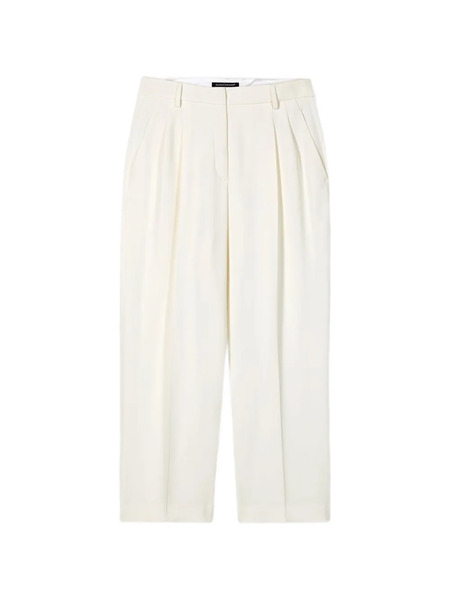  Luisa Cerano Pleated Trousers - White 