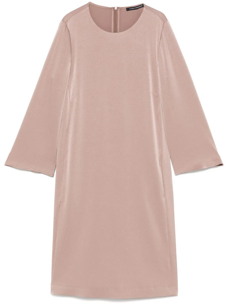  Luisa Cerano Satin Mini Dress - Brown 