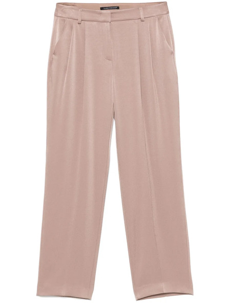  Luisa Cerano Satin Trousers - Brown 