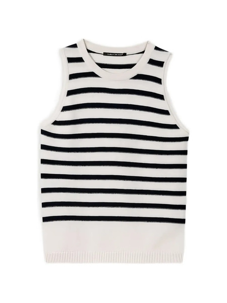  Luisa Cerano Striped Top - Neutrals 