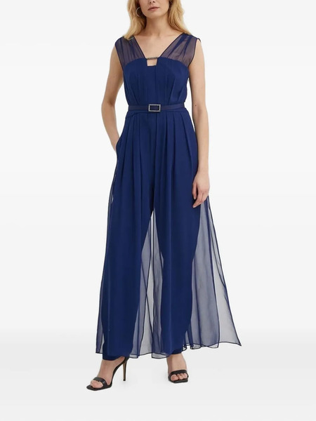  Luisa Spagnoli Embellished Jumpsuit - Blue 