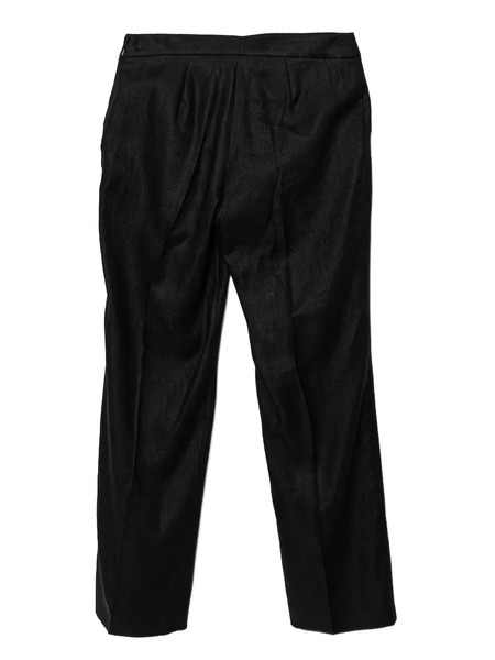  Luisa Spagnoli Pleated Pocket Trousers - Black 