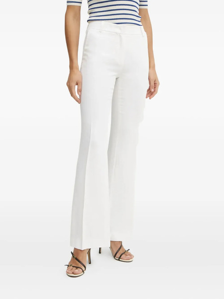  Luisa Spagnoli Pocket-detail Flared Trousers - White 