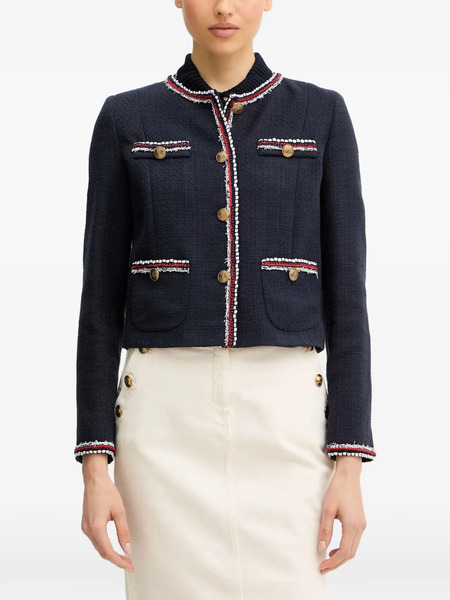  Luisa Spagnoli Valter Button Jacket - Blue 