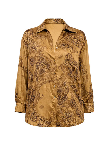  Lumira Paisley Shirt - Gold 