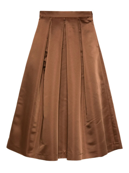  Lunatica Milano Luna 88 Duchesse Midi Skirt - Brown 