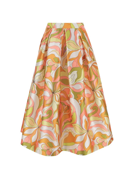  Lunatica Milano Printed Skirt - Orange 
