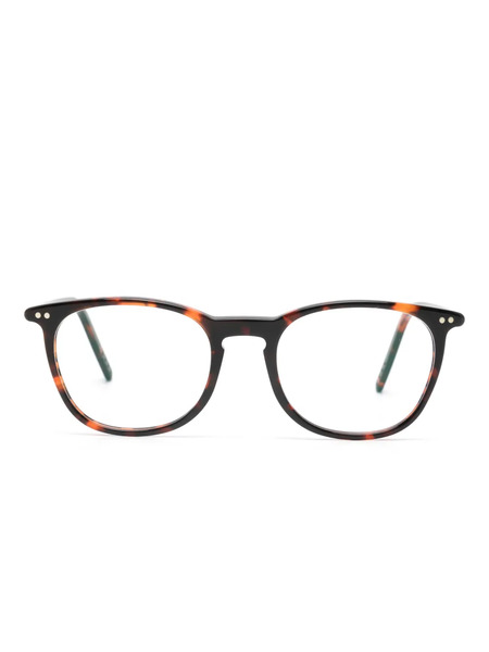  Lunor A5 234 Round-frame Glasses - Brown 
