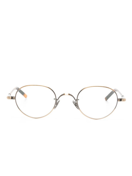  Lunor M602 Round-frame Glasses - Gold 