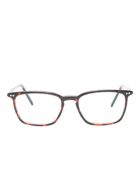  Lunor Rectangle Glasses - Brown 