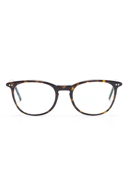  Lunor Round-frame Glasses - Brown 