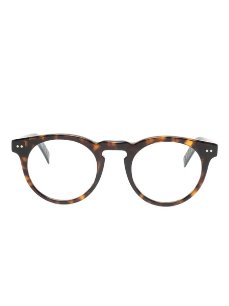  Lunor Round-frame Glasses - Brown 