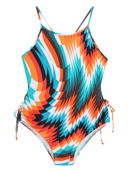  Lygia & Nanny Abstract-print Swimsuit - Blue 