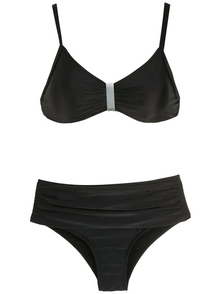  Lygia & Nanny Anne Ruched Bikini - Black 