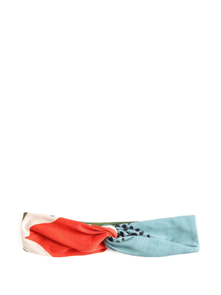  Lygia & Nanny Bethania Twisted Patterned Headband - Blue 